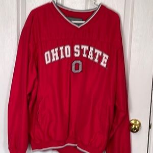 Ohio state v-neck jacket -large